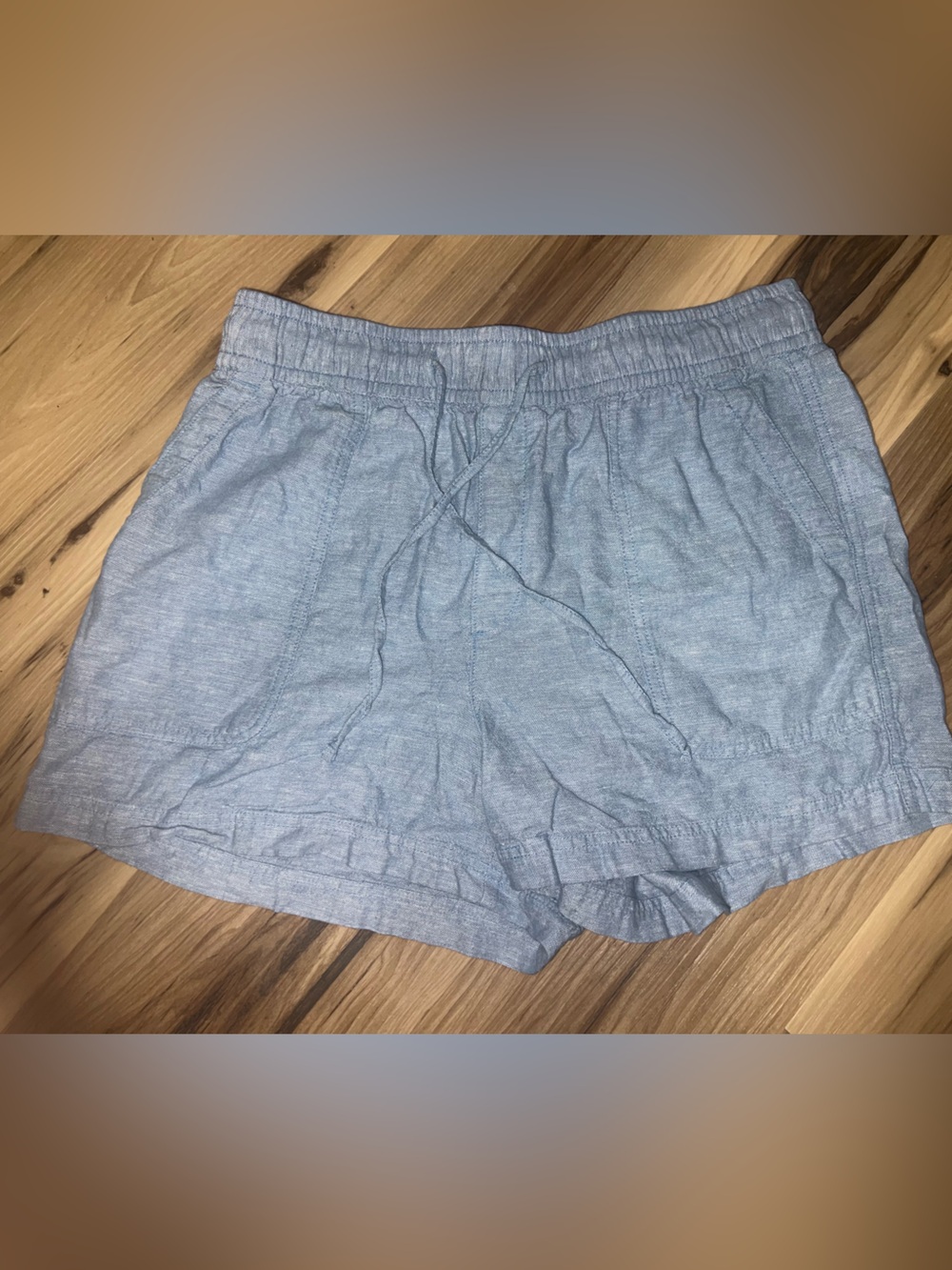 GAP Light Blue Women's Athletic Drawstring Shorts